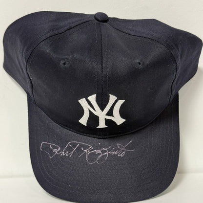 Phil Rizzuto Signed Genuine MLB Snapback Hat Nwt NY Yankees HOF Auto PSA COA