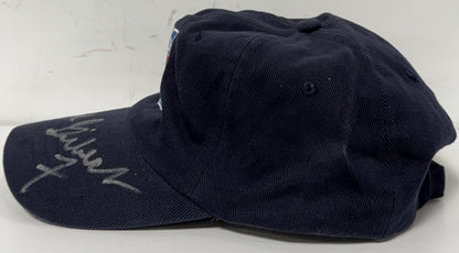 Rod Gilbert Signed Head Shots NY Rangers Adjustable Hat Hof # 7 Auto PSA COA