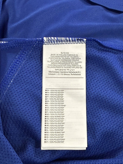 Ronaldinho Signed Nike Blue Brazil National Team Soccer Jersey Sz M Auto BAS COA