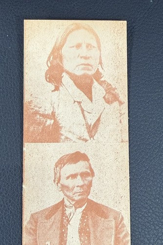 R184-2 Strip Card SET of 16 American Indian Chiefs 1930's UNCUT Sitting Bull Nm