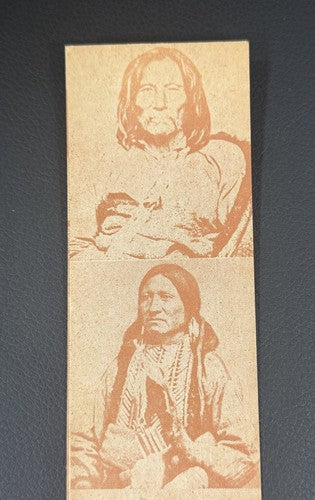 R184-2 Strip Card SET of 16 American Indian Chiefs 1930's UNCUT Sitting Bull Nm