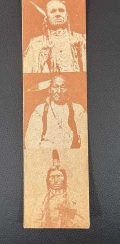 R184-2 Strip Card SET of 16 American Indian Chiefs 1930's UNCUT Sitting Bull Nm
