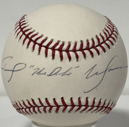 Tommy Morrison Signed Official MLB Baseball The Duke Auto WBO Champion Rocky COA