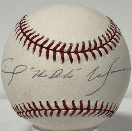 Tommy Morrison Signed Official MLB Baseball The Duke Auto WBO Champion Rocky COA