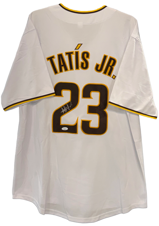 Fernando Tatis Jr Signed #23 Baseball Jersey San Diego Padres Auto JSA COA