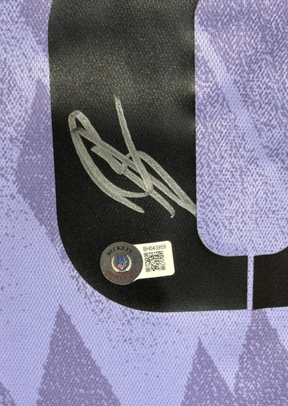 Karim Benzema Signed Adidas Real Madrid 2022/23 Away Jersey Auto BAS COA Size L