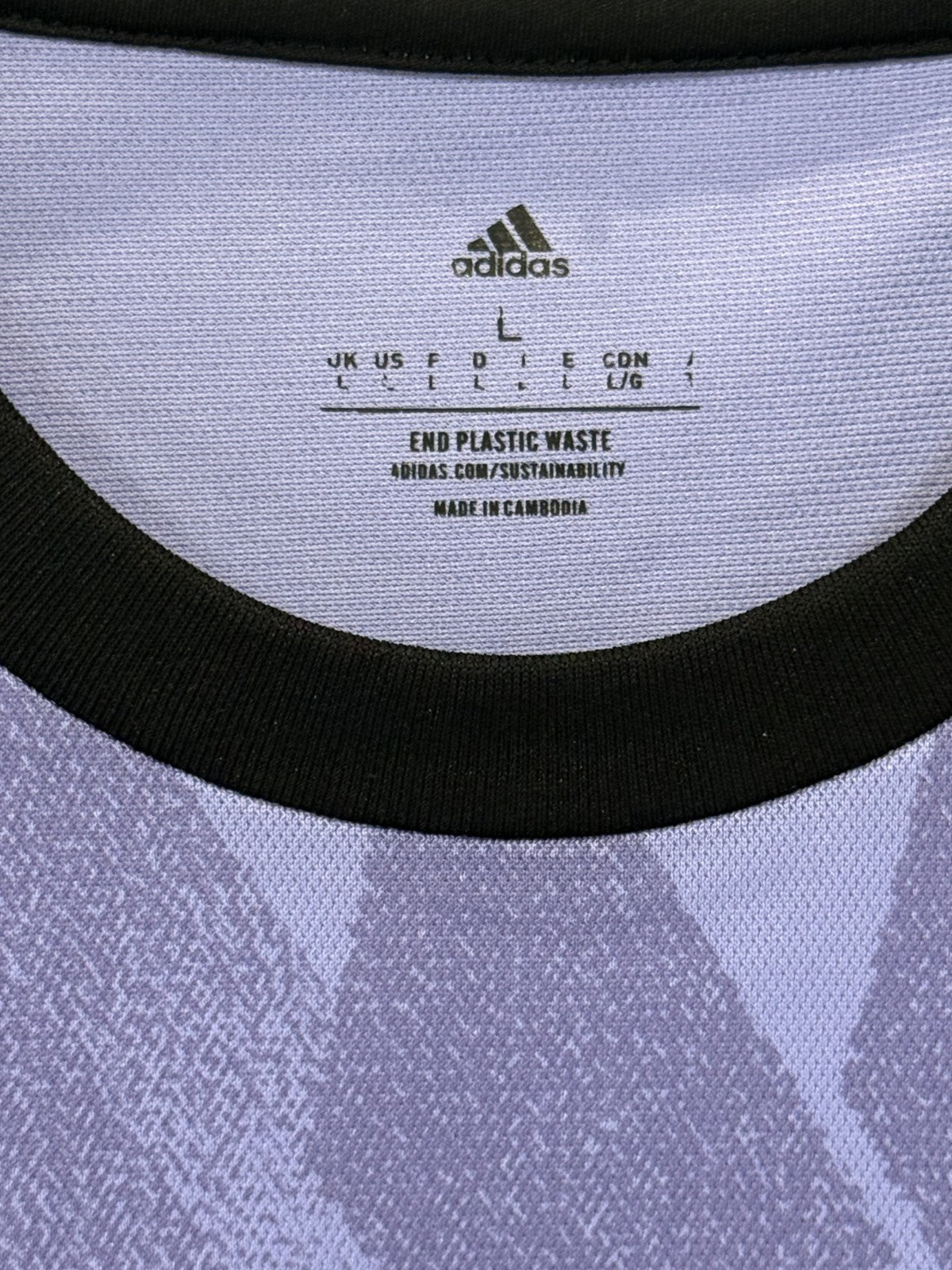 Karim Benzema Signed Adidas Real Madrid 2022/23 Away Jersey Auto BAS COA Size L