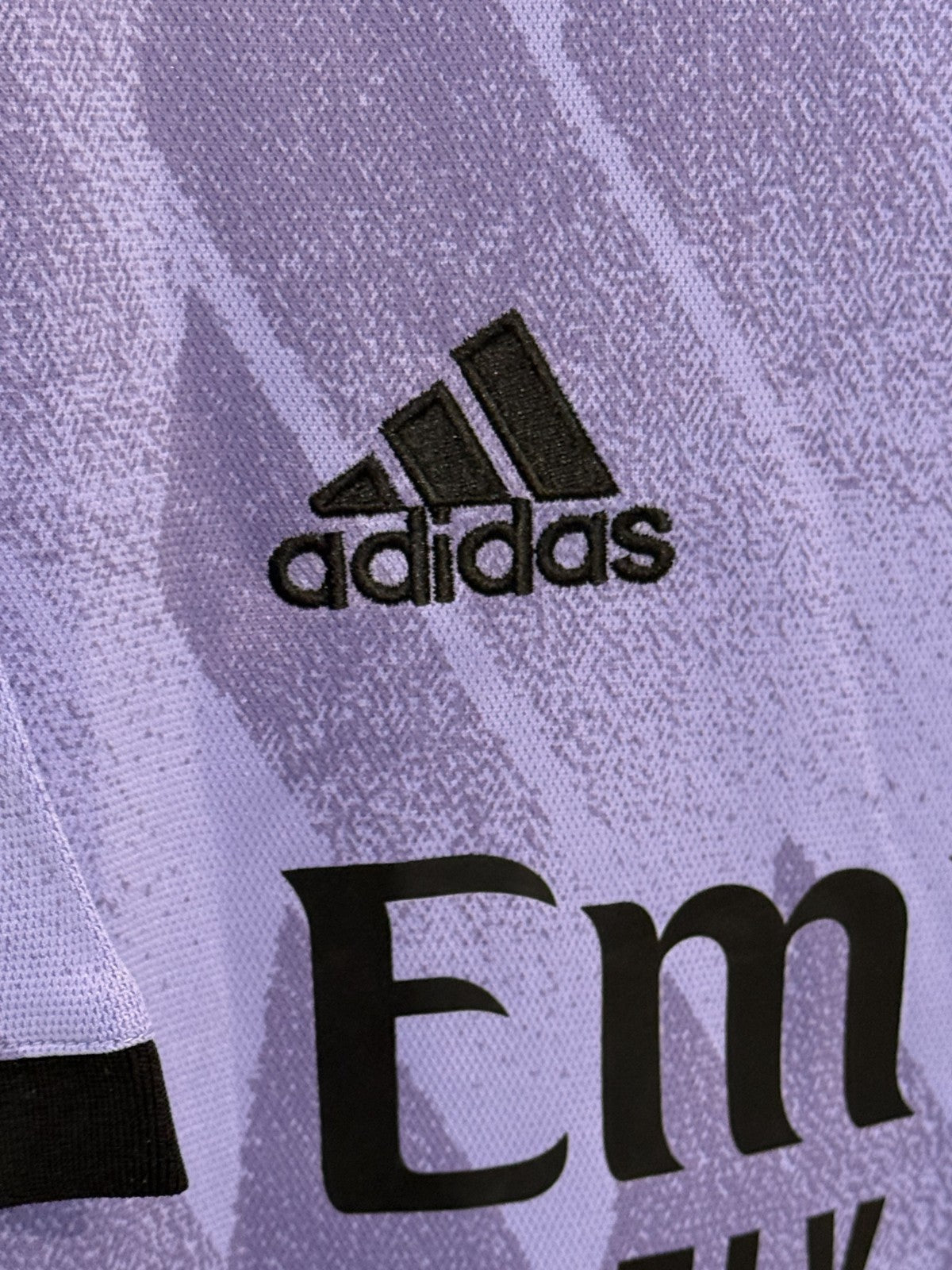 Karim Benzema Signed Adidas Real Madrid 2022/23 Away Jersey Auto BAS COA Size L