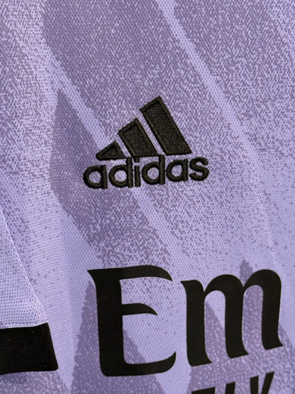 Karim Benzema Signed Adidas Real Madrid 2022/23 Away Jersey Auto BAS COA Size L