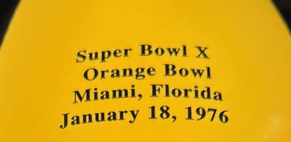 Danbury Mint Pittsburgh Steelers Super Bowl Dynasty Porcelain Trophy Bradshaw