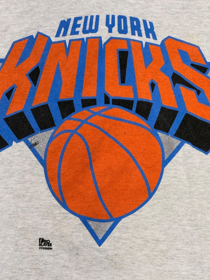 New York Knicks Vintage Pro Player T Shirt Signed Walter McCartey Sz Xl Rare