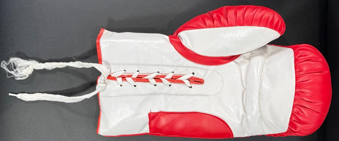 Tommy Morrison Signed 16 0z Red Boxing Glove The Duke TCB Auto Rocky CBM COA