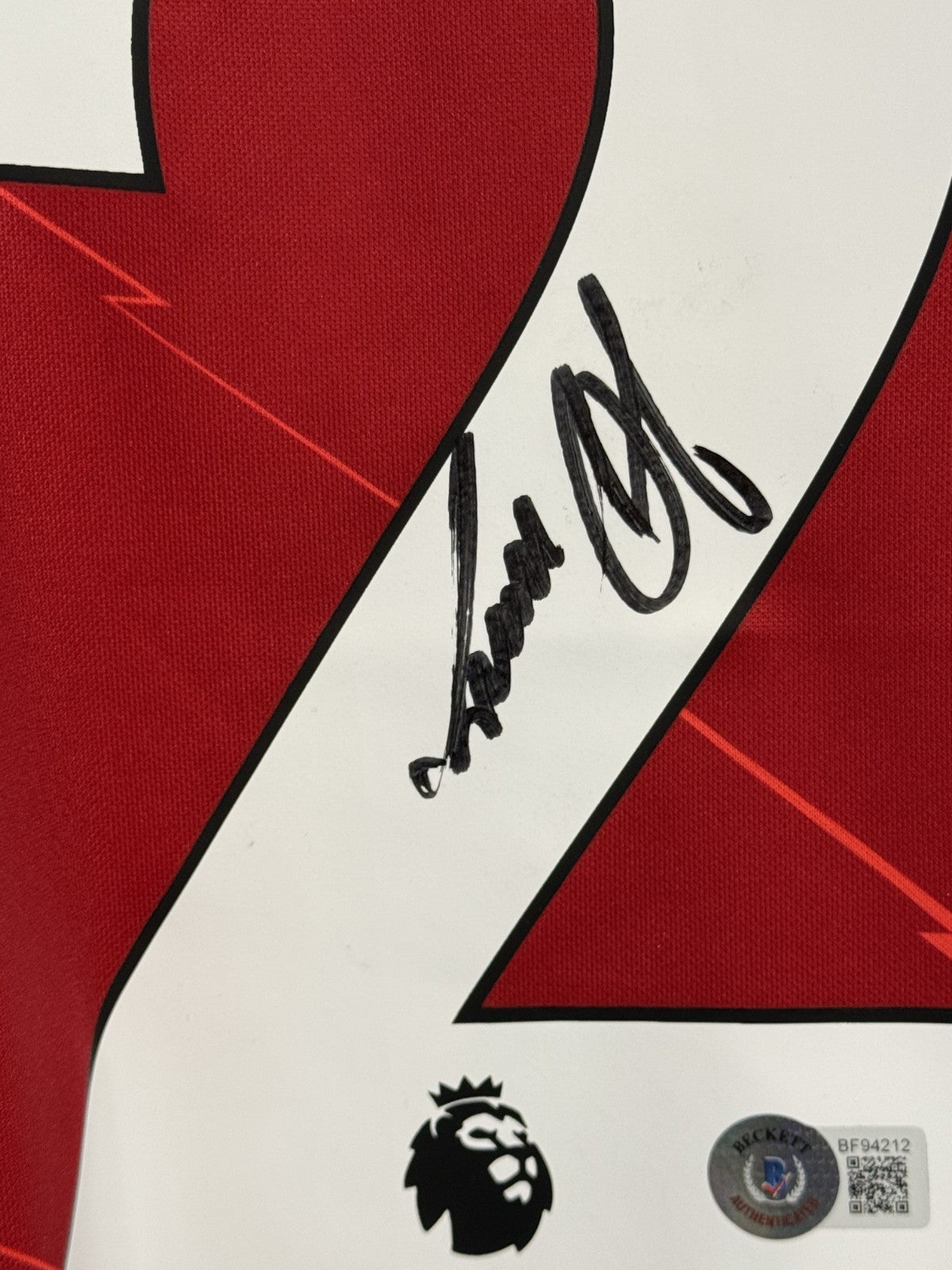 Luis Diaz Signed Nike Liverpool Home 2021/22 Jersey Auto BAS COA Size L