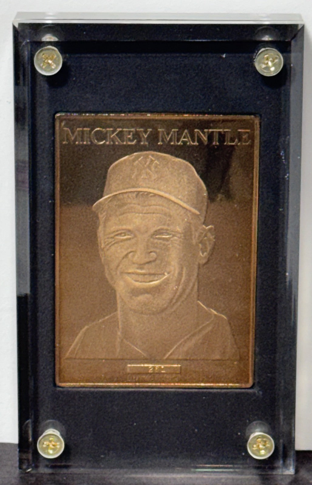 Mickey Mantle 1995 Enviromint Set Bronze Silver Gold Pure .999 Silver Yankees