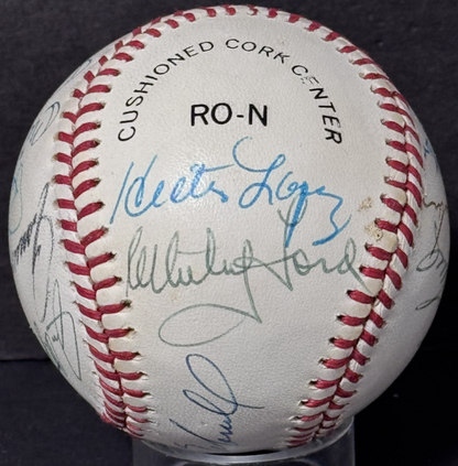 1980s NY Yankees Signed NL Baseball Mickey Mantle Ford 11 Auto PSA LOA 3 HOF