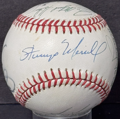 1980s NY Yankees Signed NL Baseball Mickey Mantle Ford 11 Auto PSA LOA 3 HOF