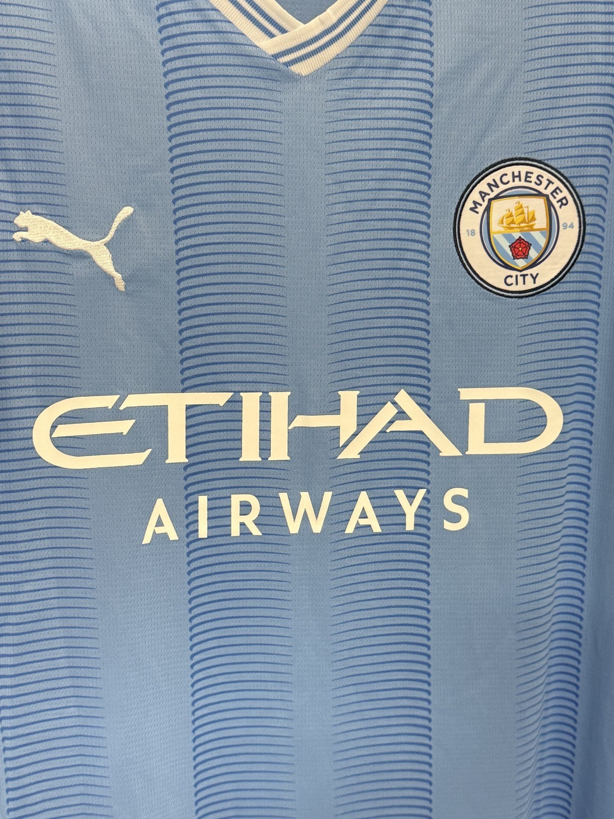 Phil Foden Signed Puma Manchester City Jersey Auto BAS COA Size L