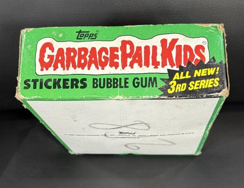 1986 Garbage Pail Kids 3rd Series Full Box 48 Unopened Sealed Packs Nice Box