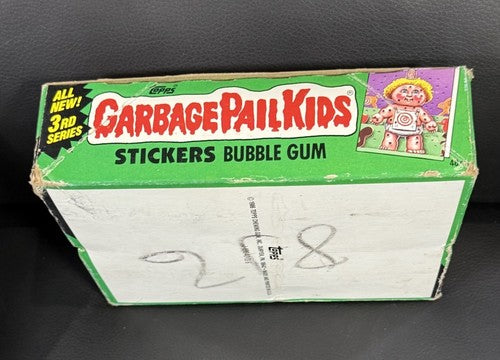 1986 Garbage Pail Kids 3rd Series Full Box 48 Unopened Sealed Packs Nice Box