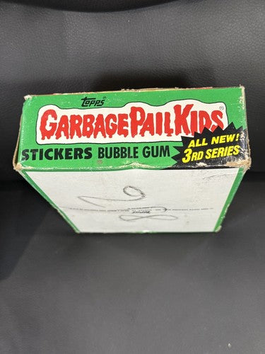 1986 Garbage Pail Kids 3rd Series Full Box 48 Unopened Sealed Packs Nice Box