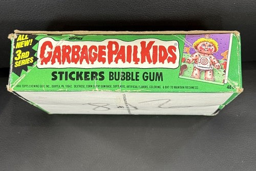 1986 Garbage Pail Kids 3rd Series Full Box 48 Unopened Sealed Packs Nice Box