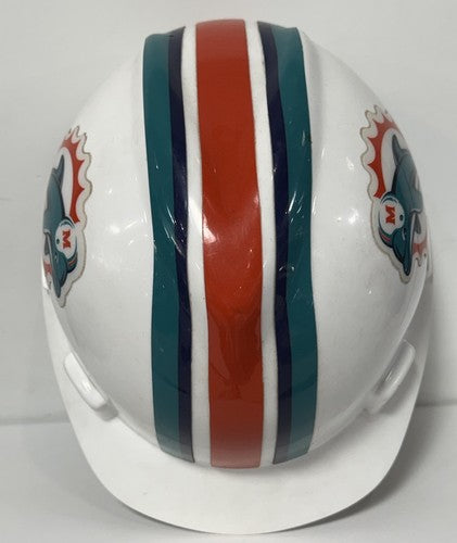 Miami Dolphins NFL Hard Hat Size M  Construction Hat MSA NFL Holo Licensed