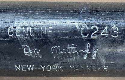 Don Mattingly Signed Game Used Louisville Slugger C243 Bat Auto JSA NY Yankees