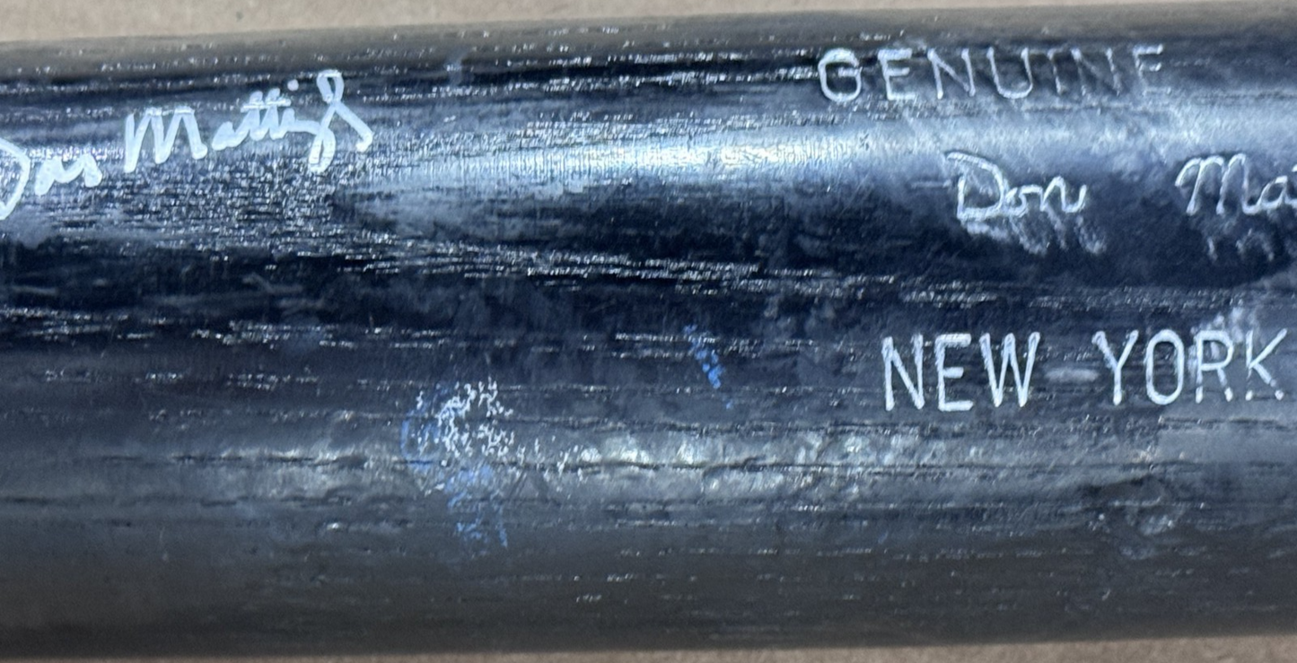 Don Mattingly Signed Game Used Louisville Slugger C243 Bat Auto JSA NY Yankees