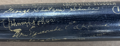1955 Brooklyn Dodgers Team Signed LS Bat 17 Auto Koufax Reese Snider CBM COA HOF