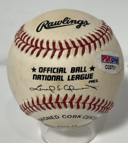 Sandy Koufax Dodgers Signed Official N.L Baseball Hof 72 Auto PSA Coa