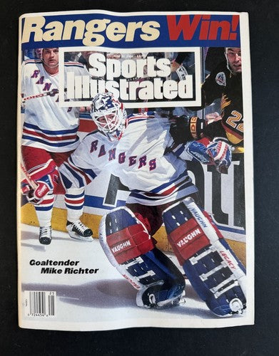 1994 Sports Illustrated NY Rangers Win Stanley Cup Mike Richter NEWSSTAND
