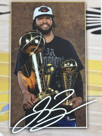 Jalen Brunson #11 NY Knicks 2026 Finals MVP Framed Photo w/ Coin Highland Mint