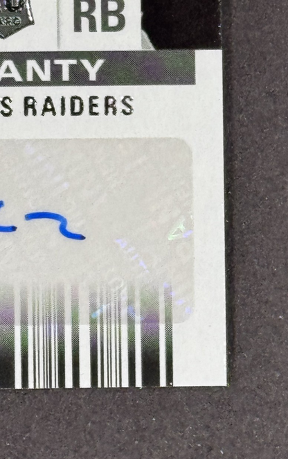 2025 NFL Panini Contenders Ashton Jeanty Rookie Ticket Auto #19 Raiders RC Mint