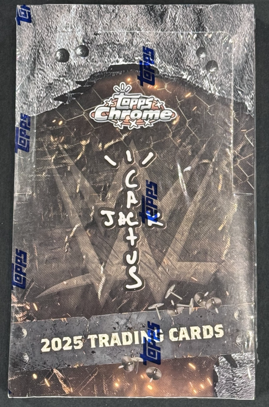 2025 Topps Chrome WWE Cactus Jack Hobby Box Factory Sealed