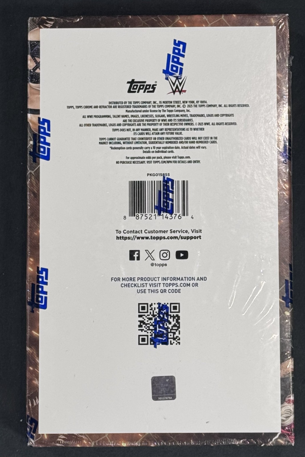2025 Topps Chrome WWE Cactus Jack Hobby Box Factory Sealed