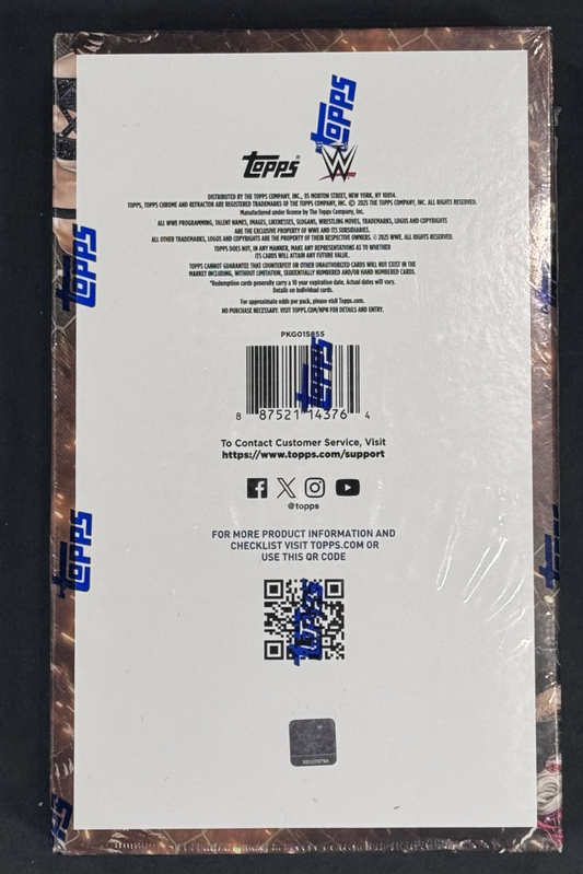 2025 Topps Chrome WWE Cactus Jack Hobby Box Factory Sealed
