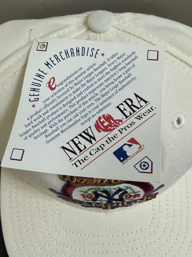 1996 World Series Champions New Era NY Yankees Clubhouse Hat Snap Back New NWT