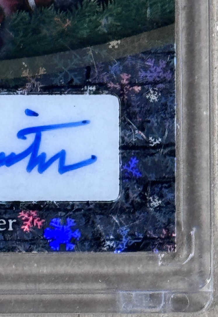 2025 Leaf Metal Barry Switzer Candy Cane Prismatic Auto /15 #BA-BS2 Oklahoma HC