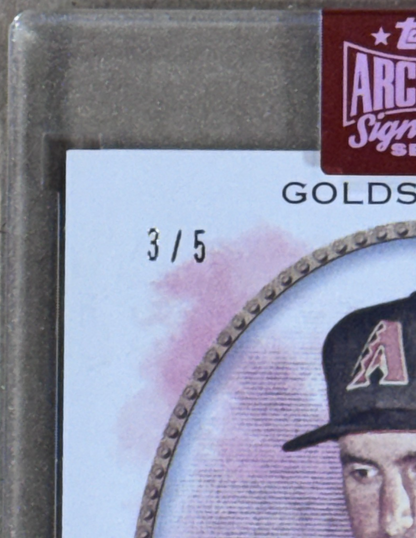 2017 Topps Archives Paul Goldschmidt Auto /5 #125 Sealed Mint Dbacks NY Yankees
