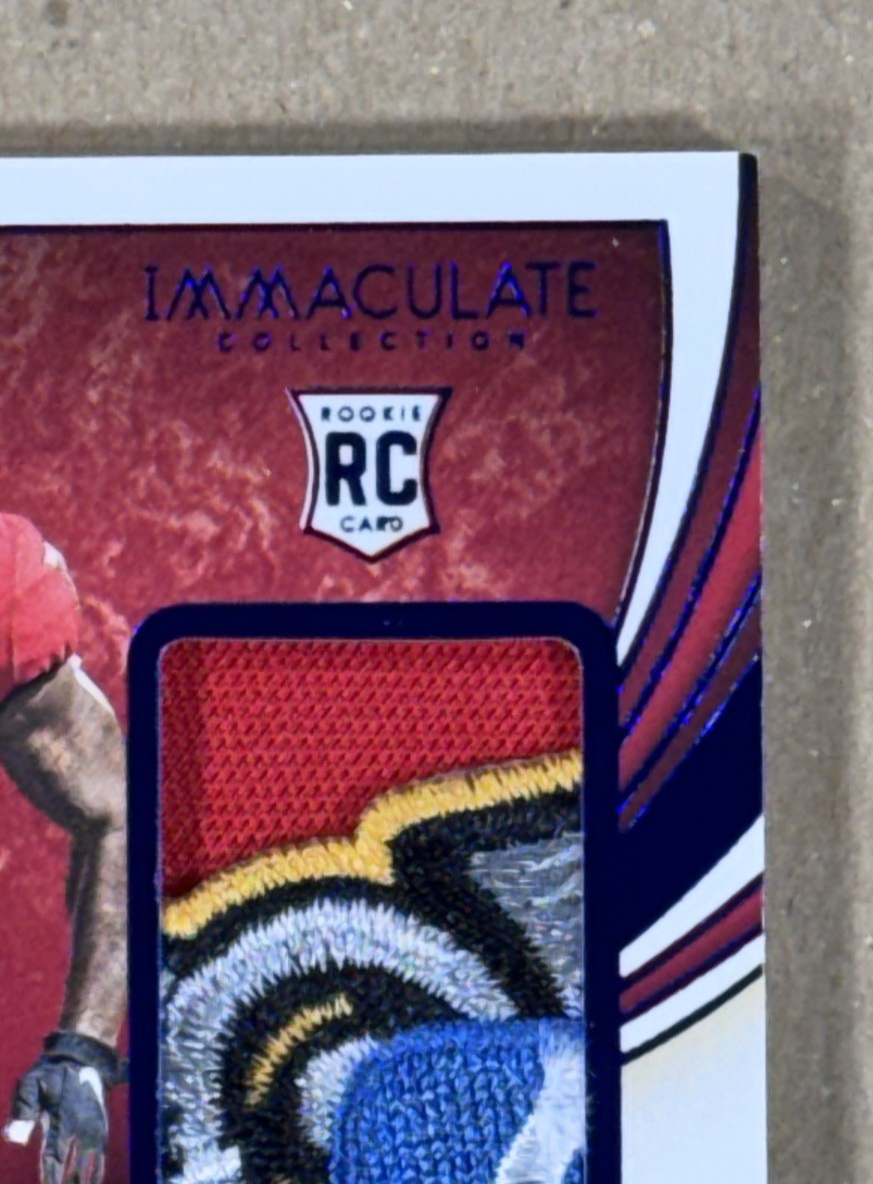 2020 Panini Immaculate Collegiate D'Andre Swift Patch Auto /10 Georgia RC Bears