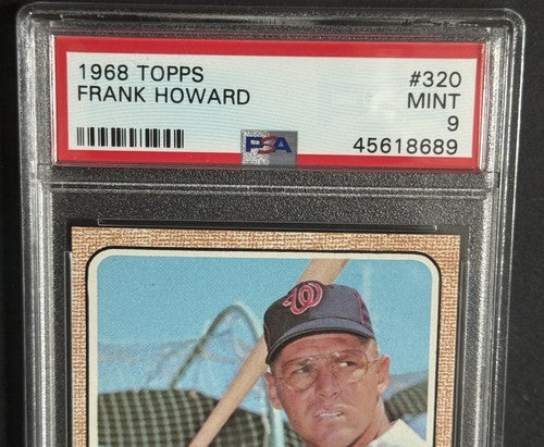 1968 Topps #320 Frank Howard Senators PSA 8 - NM/MT