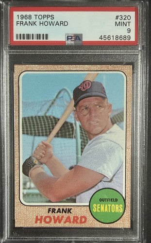 1968 Topps #320 Frank Howard Senators PSA 8 - NM/MT