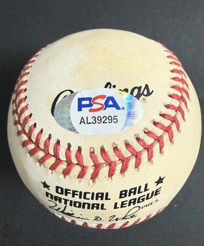 TOM SEAVER Signed Full Name N.L Baseball GEORGE THOMAS SEAVER HOF METS PSA Coa