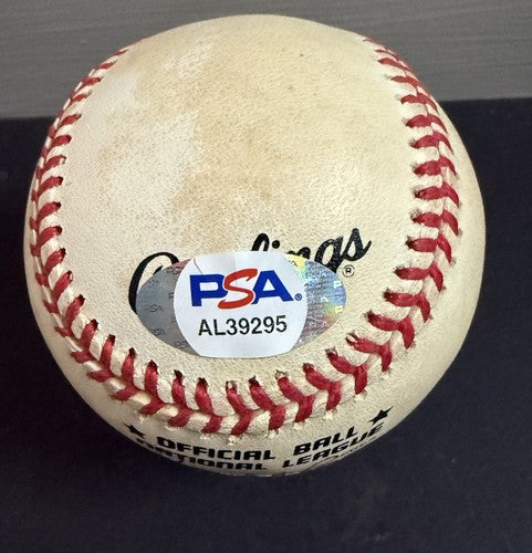 TOM SEAVER Signed Full Name N.L Baseball GEORGE THOMAS SEAVER HOF METS PSA Coa