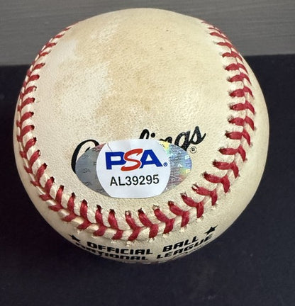 TOM SEAVER Signed Full Name N.L Baseball GEORGE THOMAS SEAVER HOF METS PSA Coa