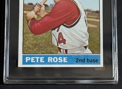 PETE ROSE 966 Topps Baseball #30 Graded SGC 7 NM NEAR MINT Crisp Clean Beauty