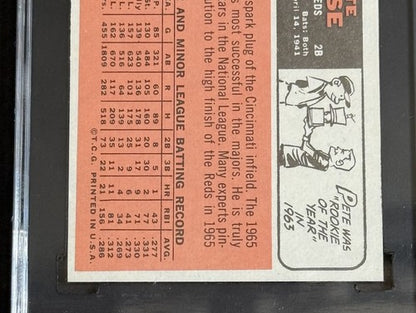 PETE ROSE 966 Topps Baseball #30 Graded SGC 7 NM NEAR MINT Crisp Clean Beauty