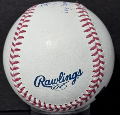 Ben Rice Signed Official Baseball Ivy League To Big League Auto Steiner Yankees