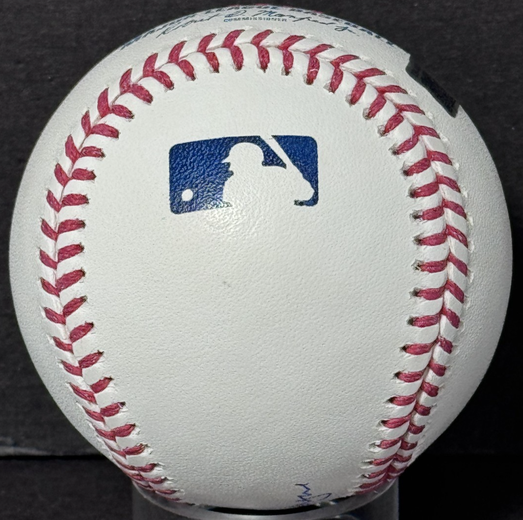 Ben Rice Signed Official Baseball Ivy League To Big League Auto Steiner Yankees