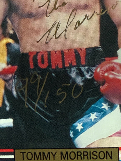 1991 Ringlords Tommy Morrison Rocky Signed The Duke Auto PSA COA Mint RC /150